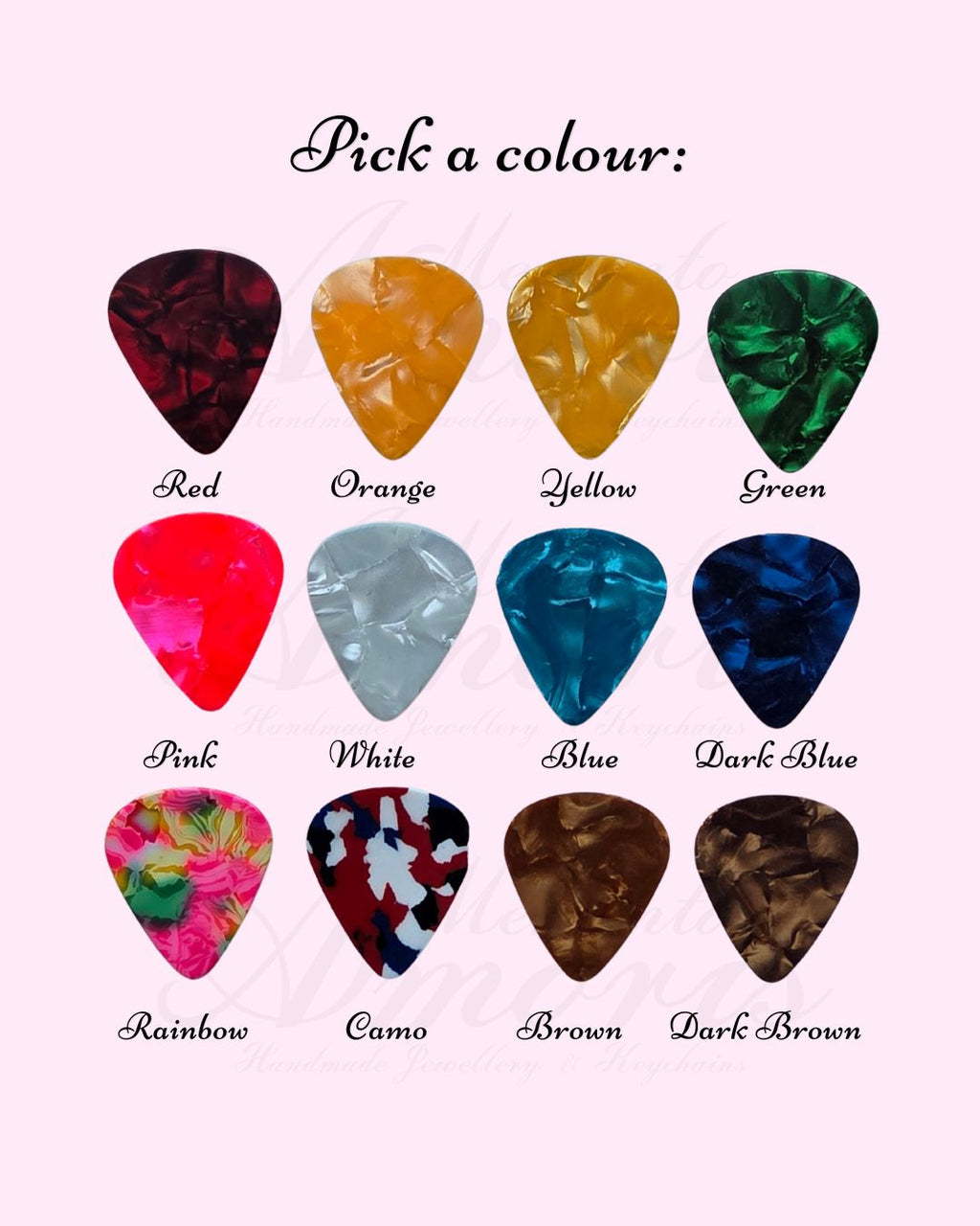 Custom Plectrum Earrings