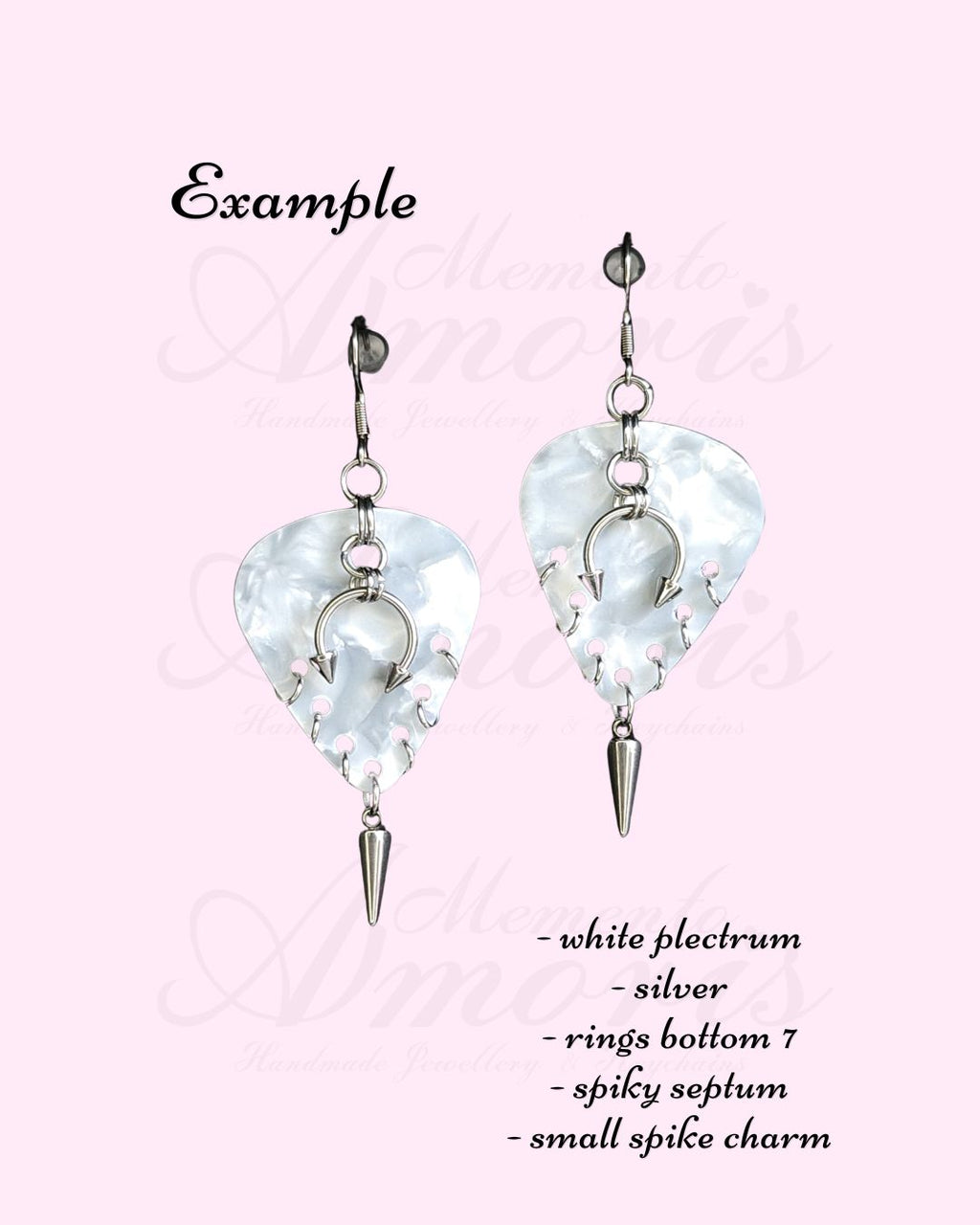 Custom Plectrum Earrings