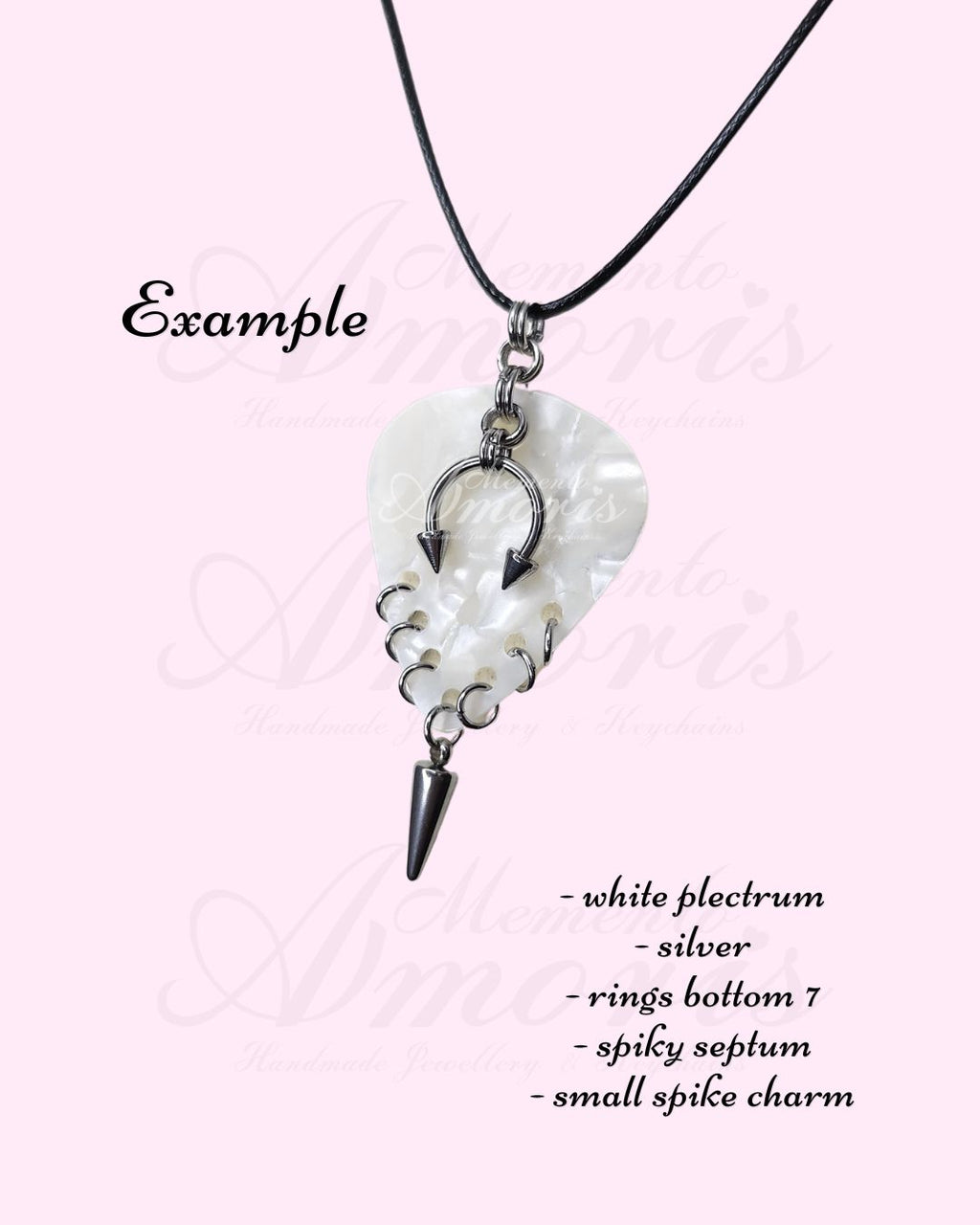 Custom Plectrum Necklace
