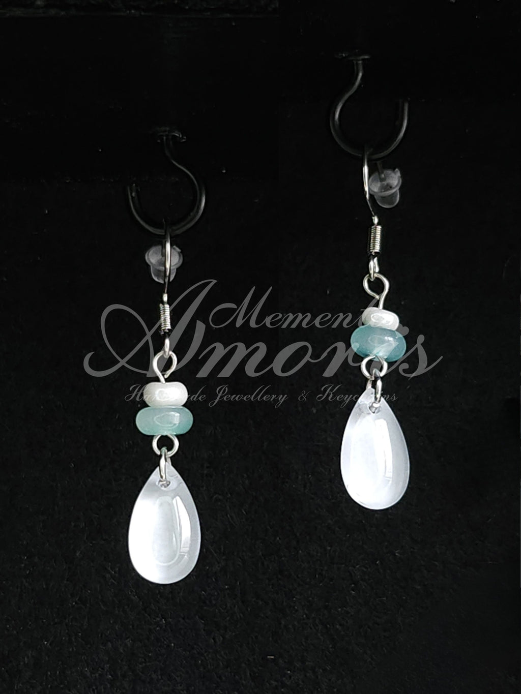 Mermaid Set Ocean Hue in silver