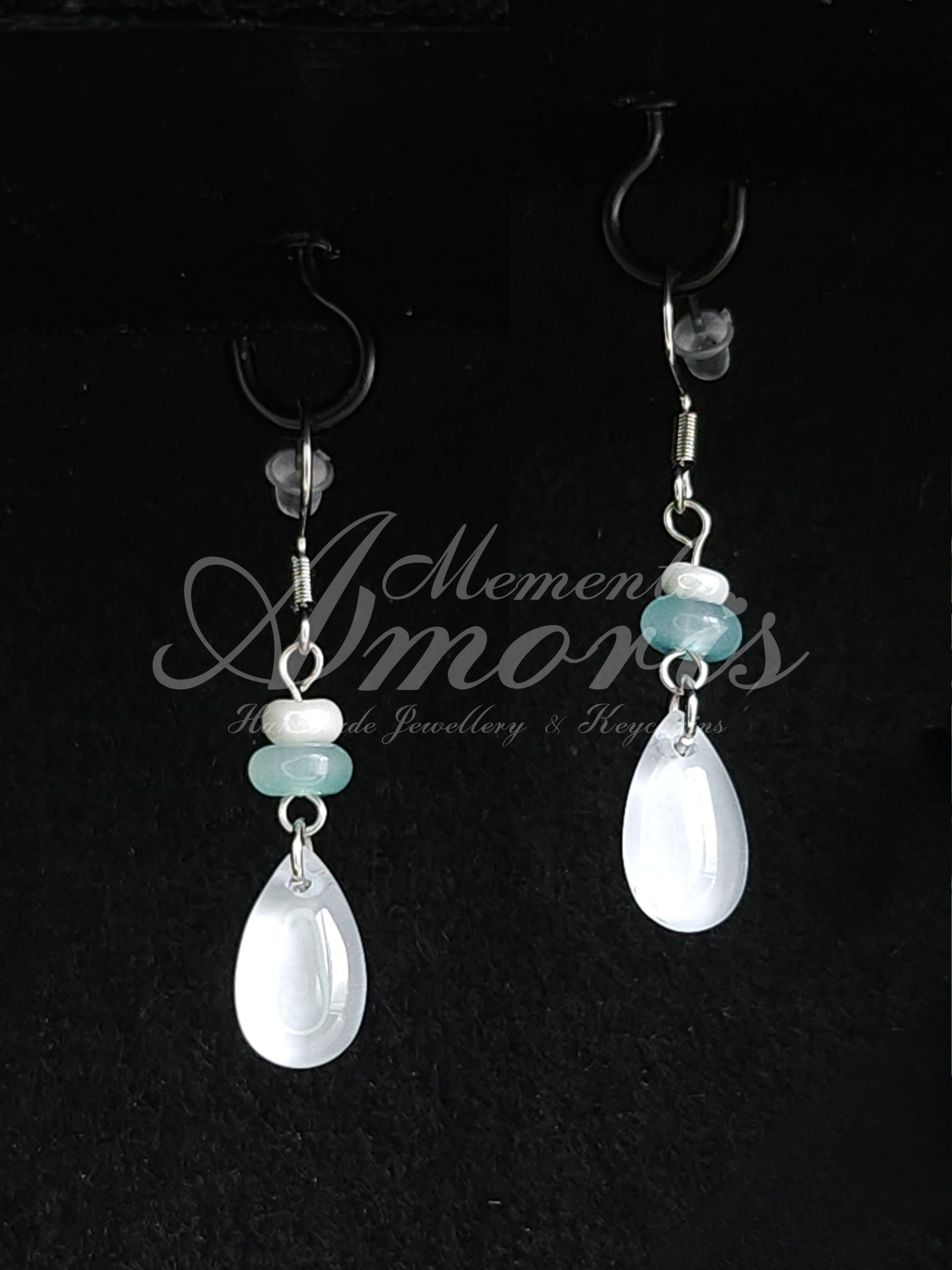 Mermaid Set Ocean Hue in silver