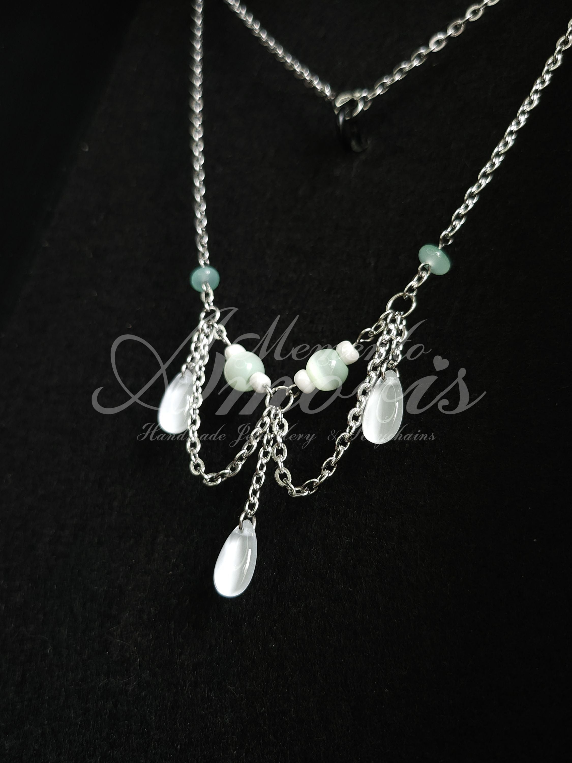 Mermaid Set Ocean Hue in silver