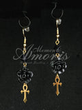 Immortal Rose Earrings in gold