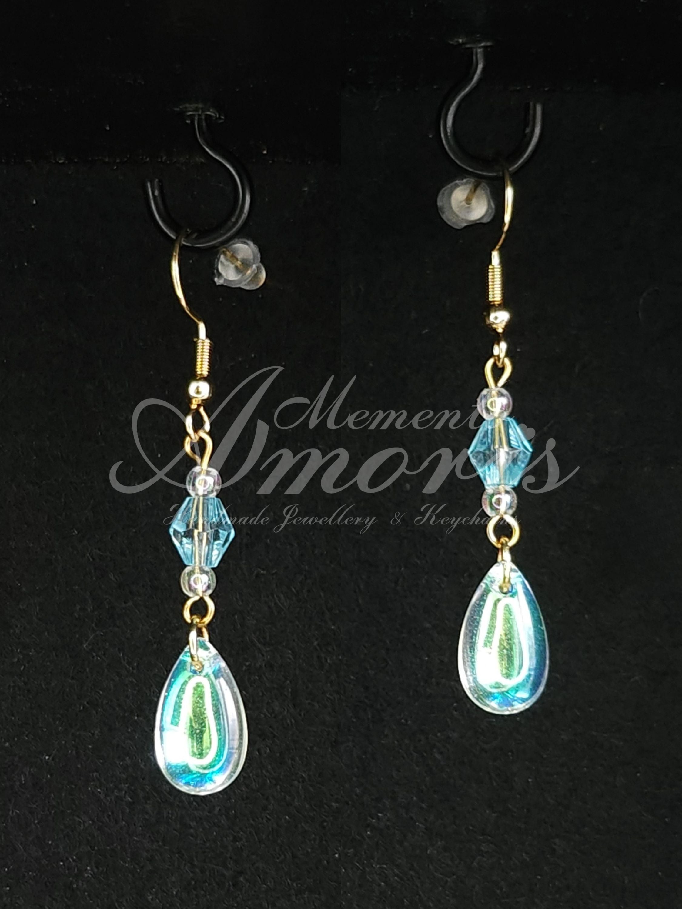 Mermaid Aquata Earrings in gold