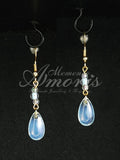 Mermaid Cleara Earrings in gold