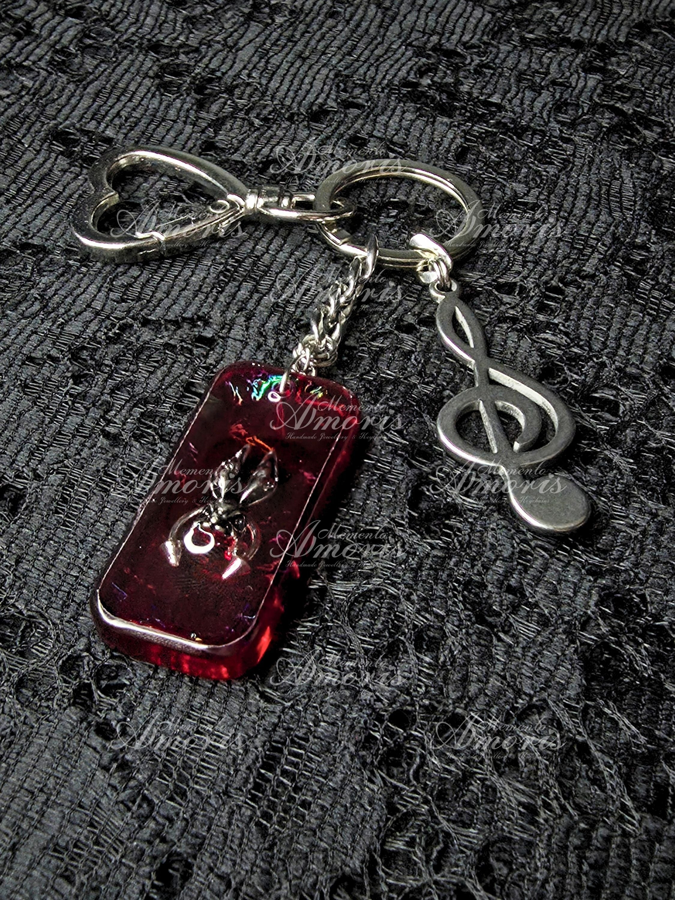 Angry Bunny Keychain