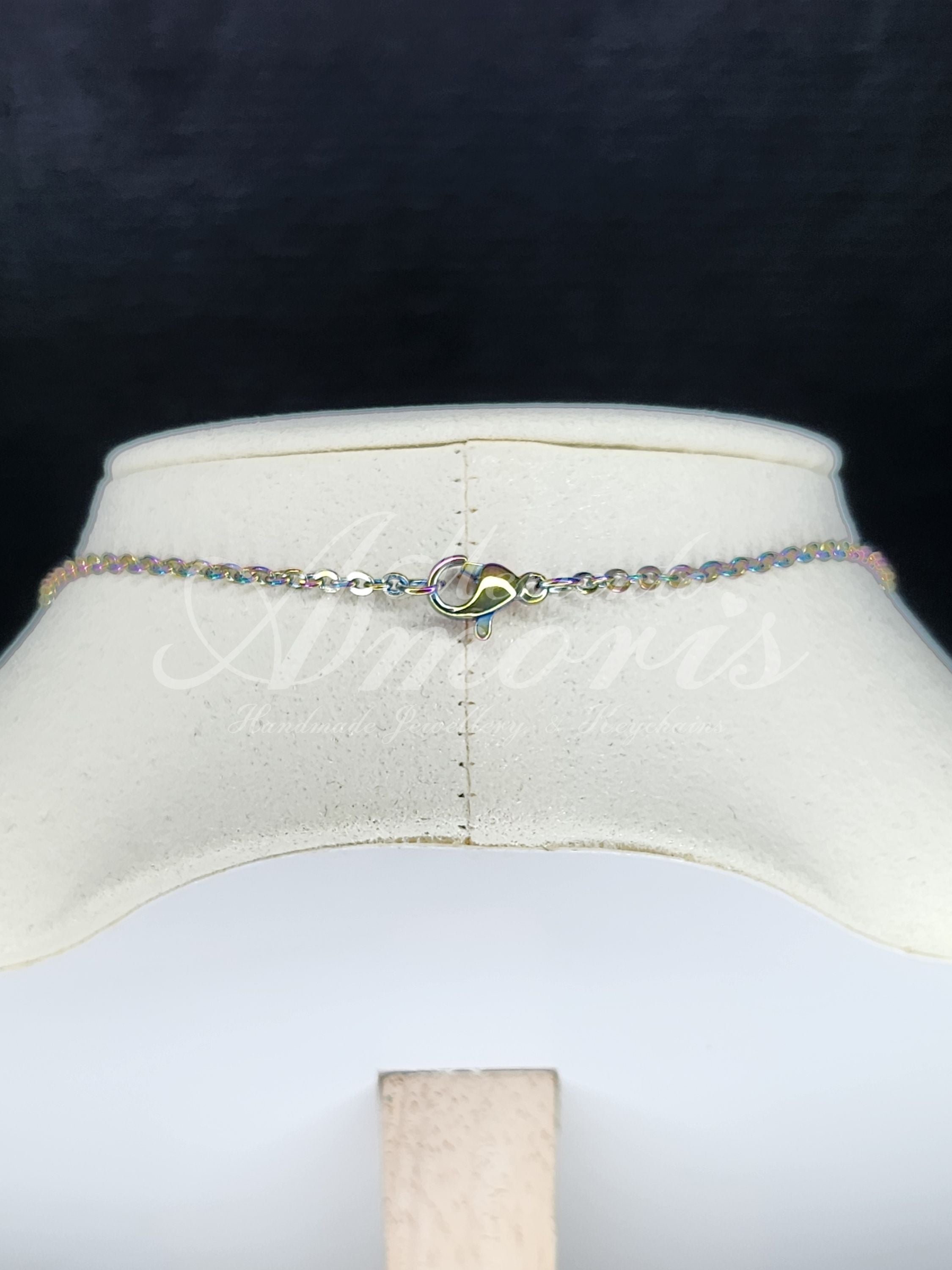 Locked Heart Set in rainbow