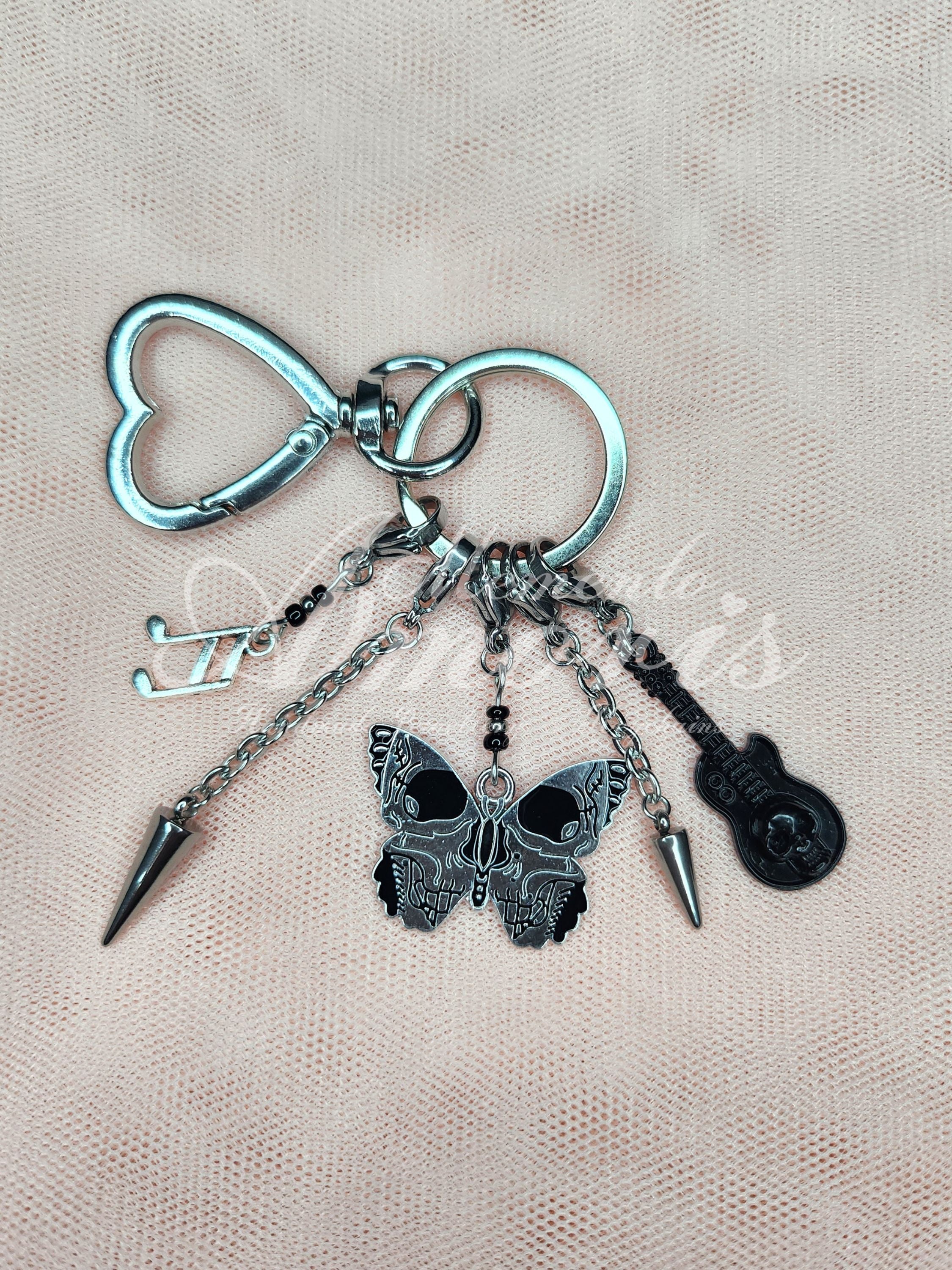 Musical Butterfly Keychain