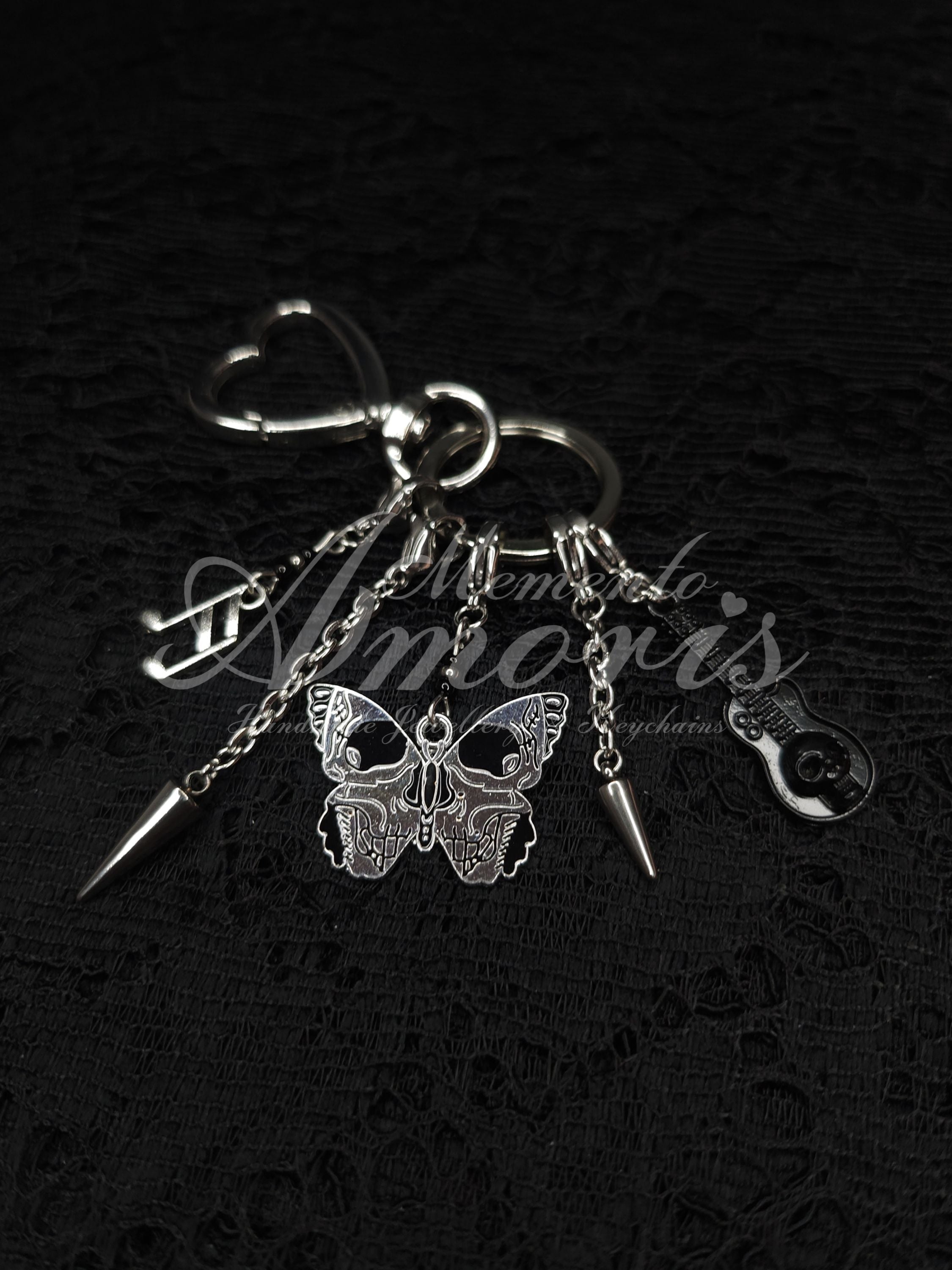 Musical Butterfly Keychain