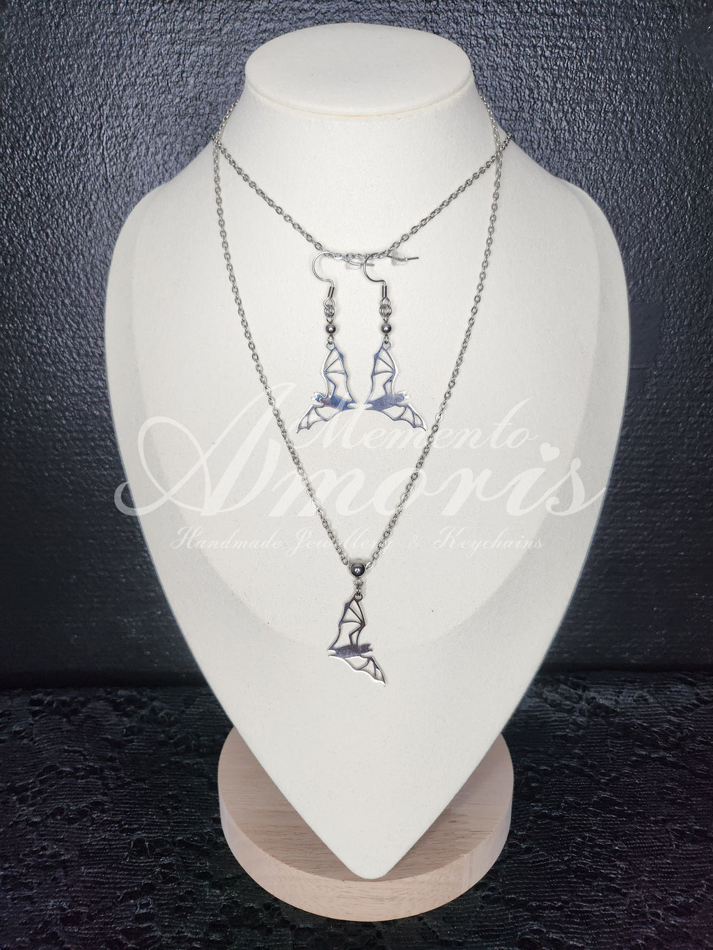 Flittermouse Set in silver