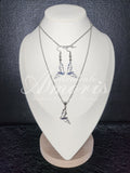 Flittermouse Set in silver
