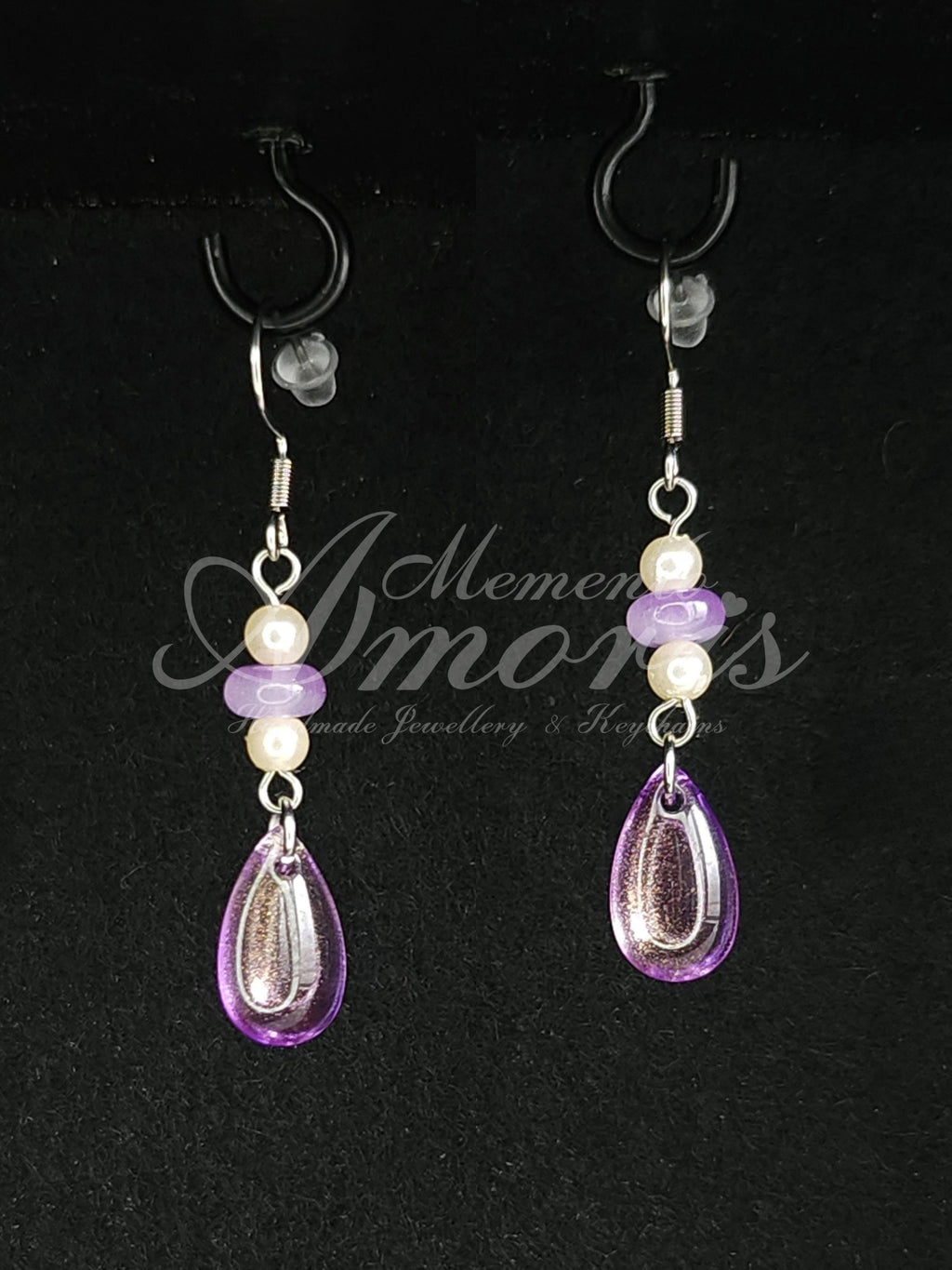 Mermaid Shelly Earrings in silver