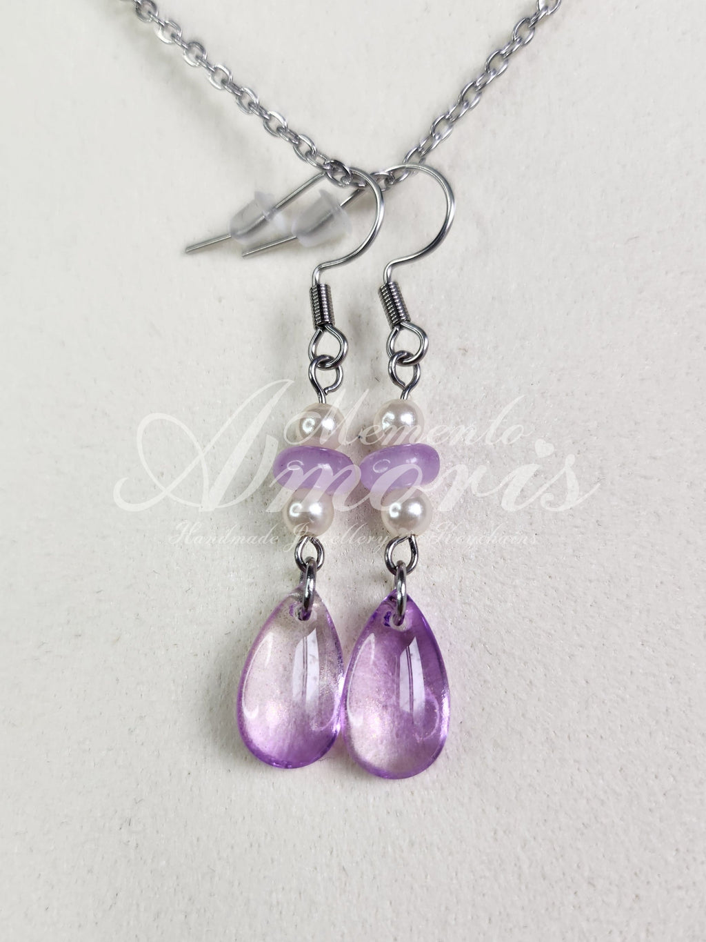 Mermaid Shelly Earrings in silver