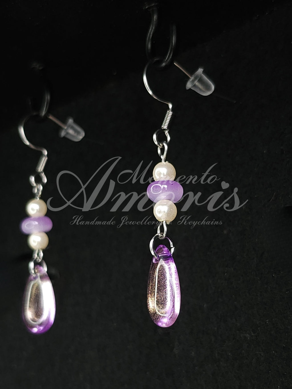 Mermaid Shelly Earrings in silver