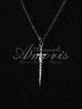 Warrior's Sword Necklace in silver