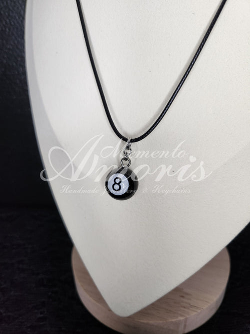 8 Ball Charm Necklace