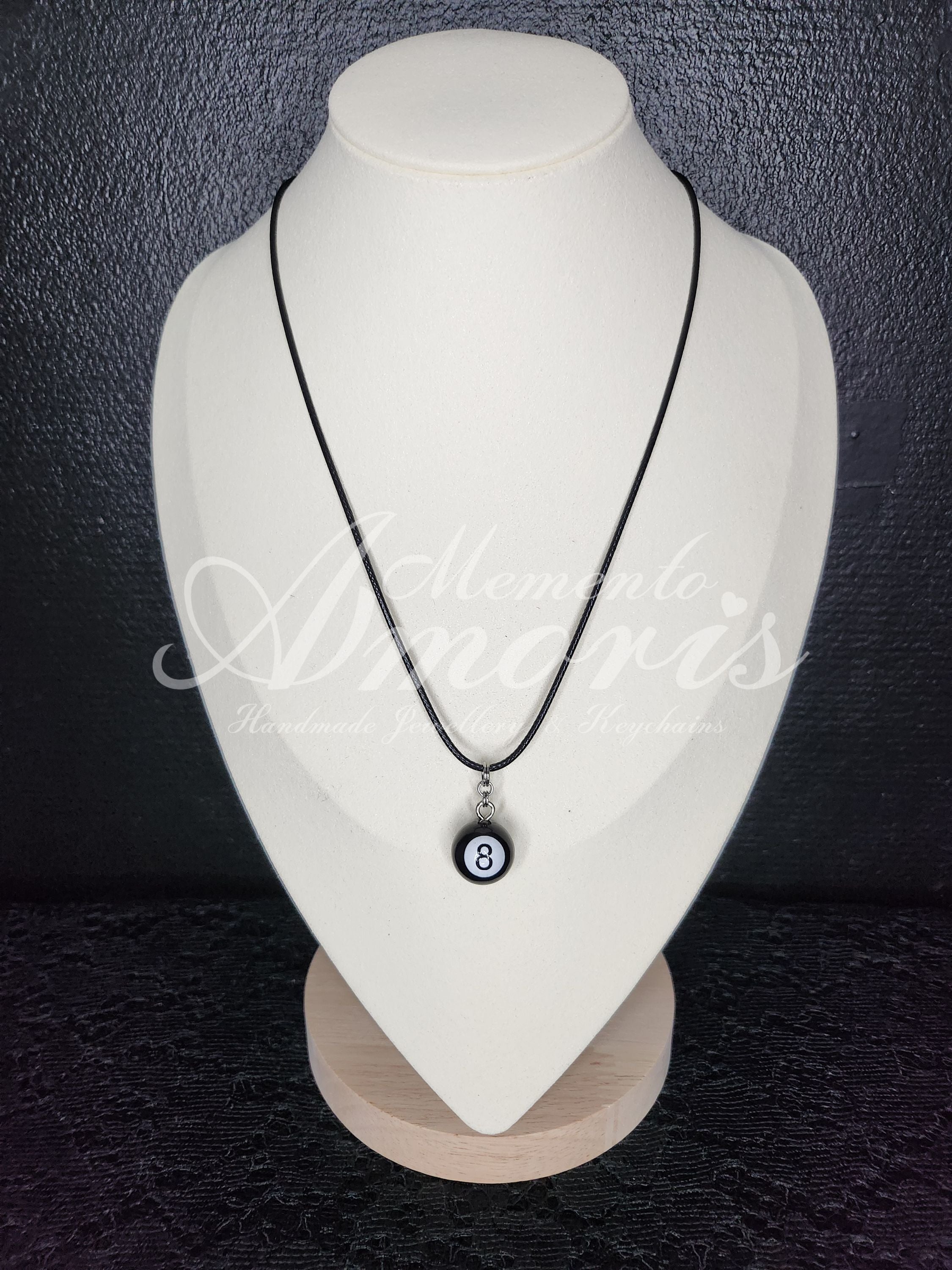 8 Ball Charm Necklace