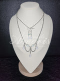 Mermaid Set Ocean Hue in silver