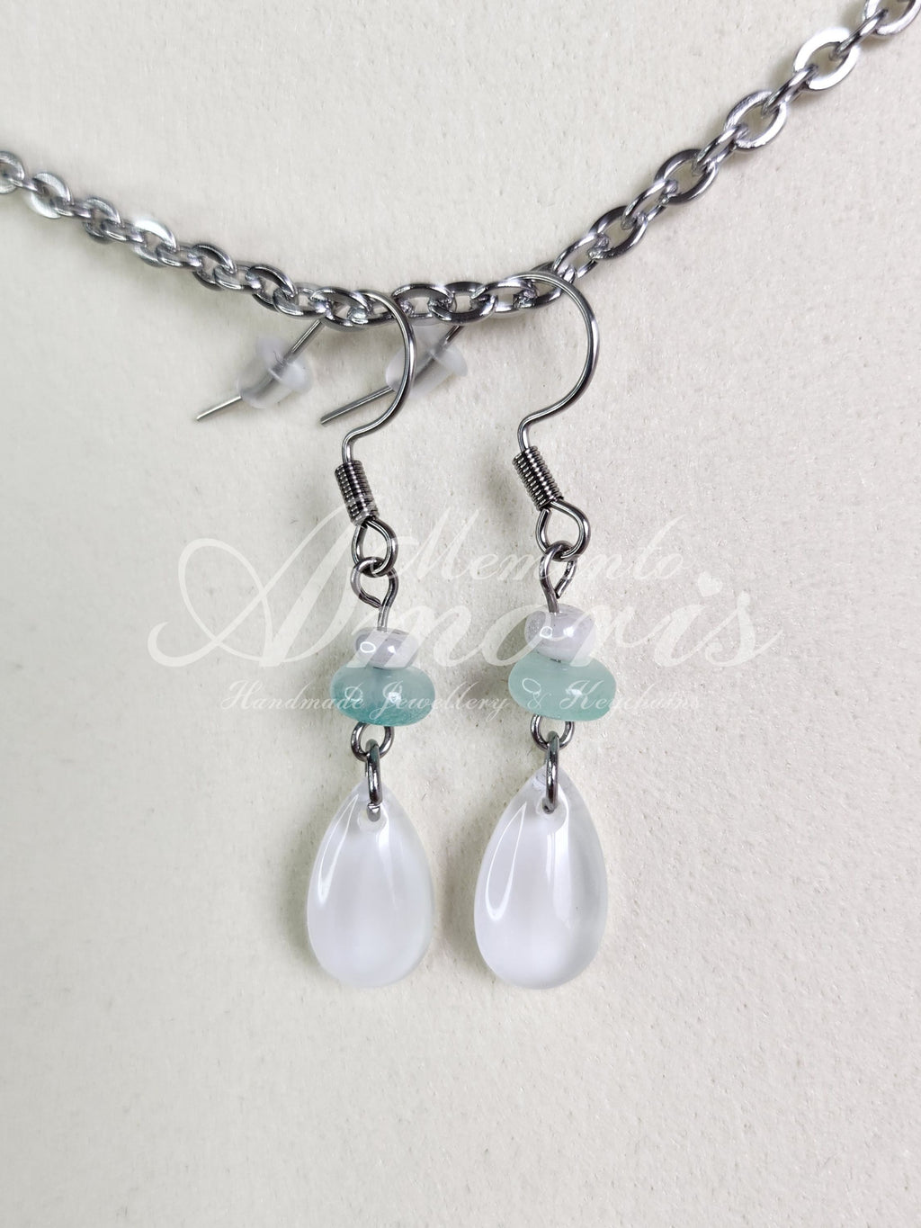 Mermaid Set Ocean Hue in silver